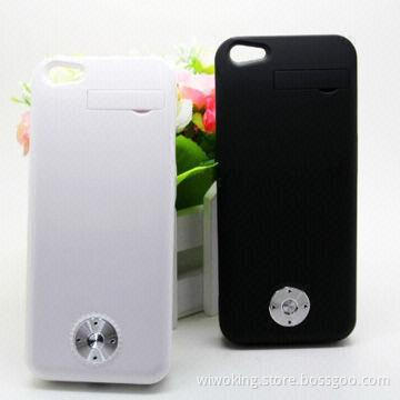 Power Bank Cases for iPhone 5, Back Battery Charger, 2,200mAh Capacity
